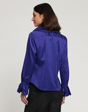 Load image into Gallery viewer, Amara Long Sleeve Cotton Satin Shirt