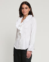 Load image into Gallery viewer, Amara Long Sleeve Cotton Satin Shirt