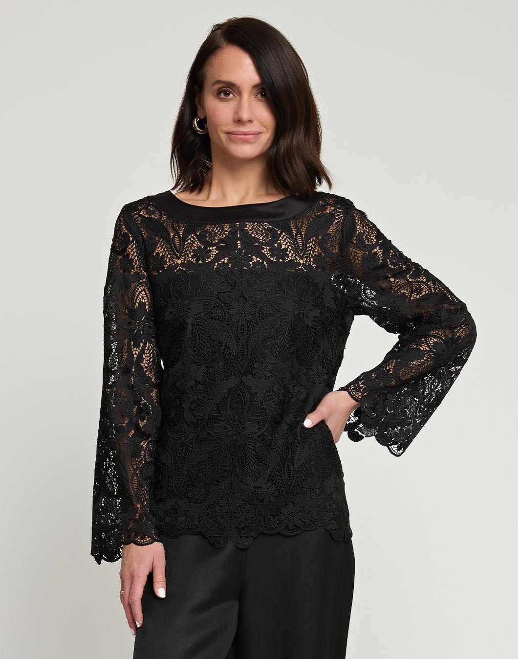 Blakely Long Sleeve Lace Top