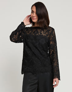 Blakely Long Sleeve Lace Top