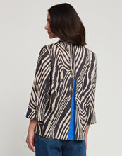 Load image into Gallery viewer, Xena 3/4 Sleeve Zebra Print Shirt