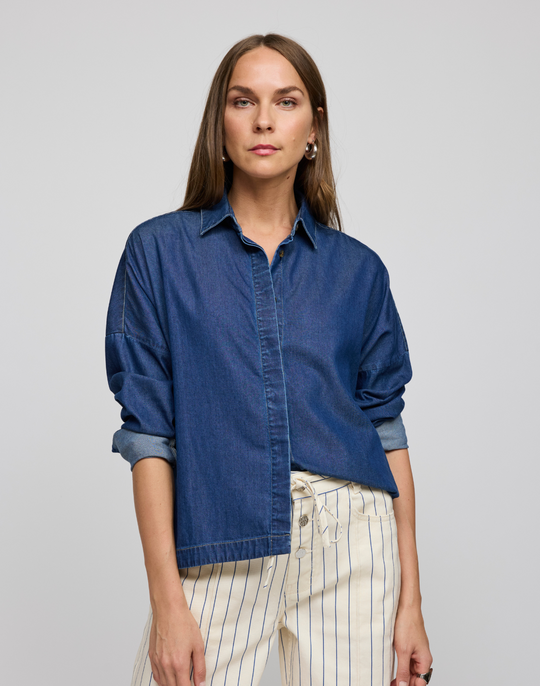 Sophie Long Sleeve Denim Shirt