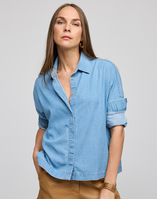 Sophie Long Sleeve Denim Shirt