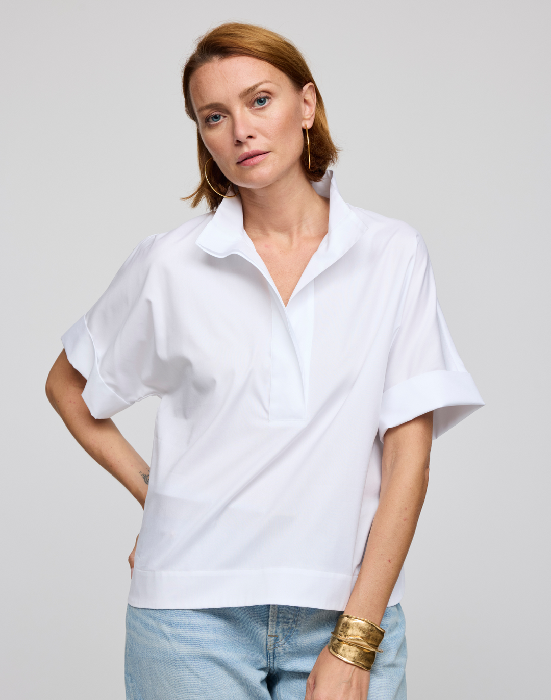 Cara Elbow Sleeve Shirt