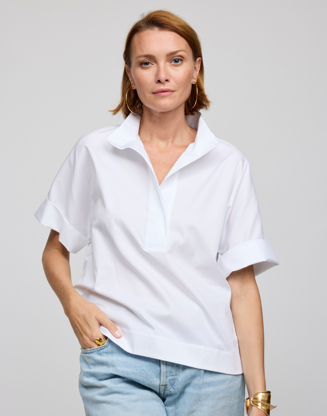 Cara Elbow Sleeve Shirt