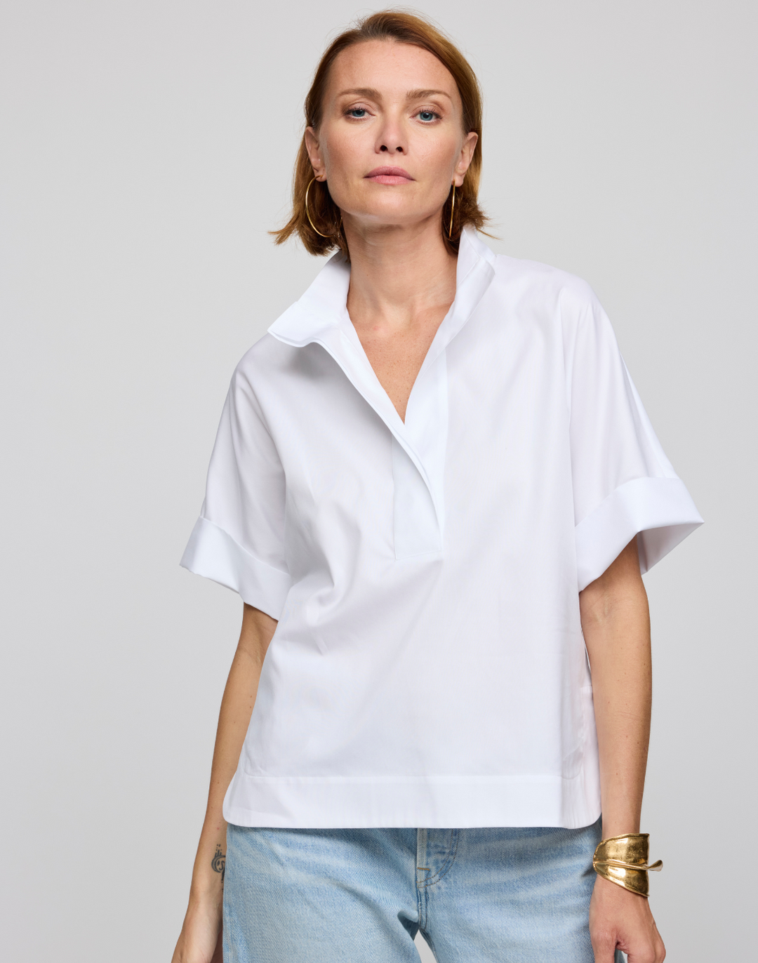 Cara Elbow Sleeve Shirt