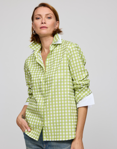 Margot Long Sleeve Gingham Shirt