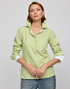 Margot Long Sleeve Gingham Shirt