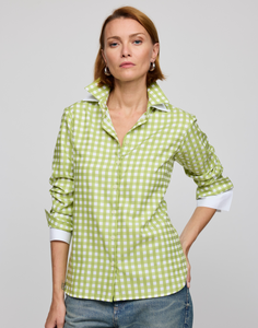 Margot Long Sleeve Gingham Shirt