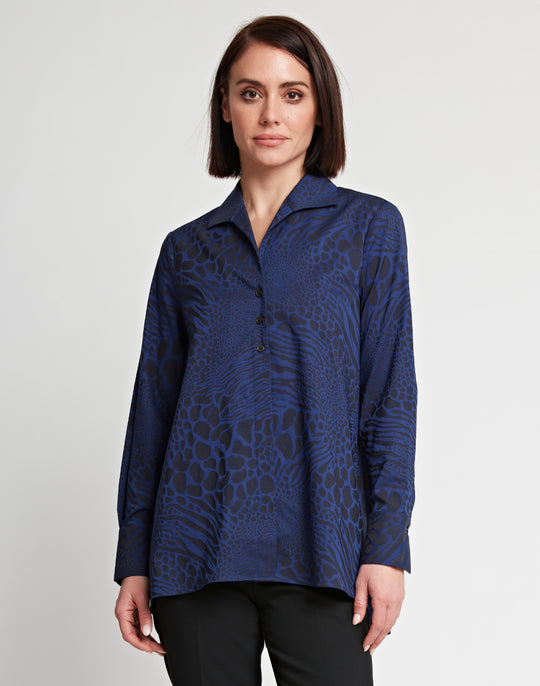 Betty Long Sleeve Cotton Tunic